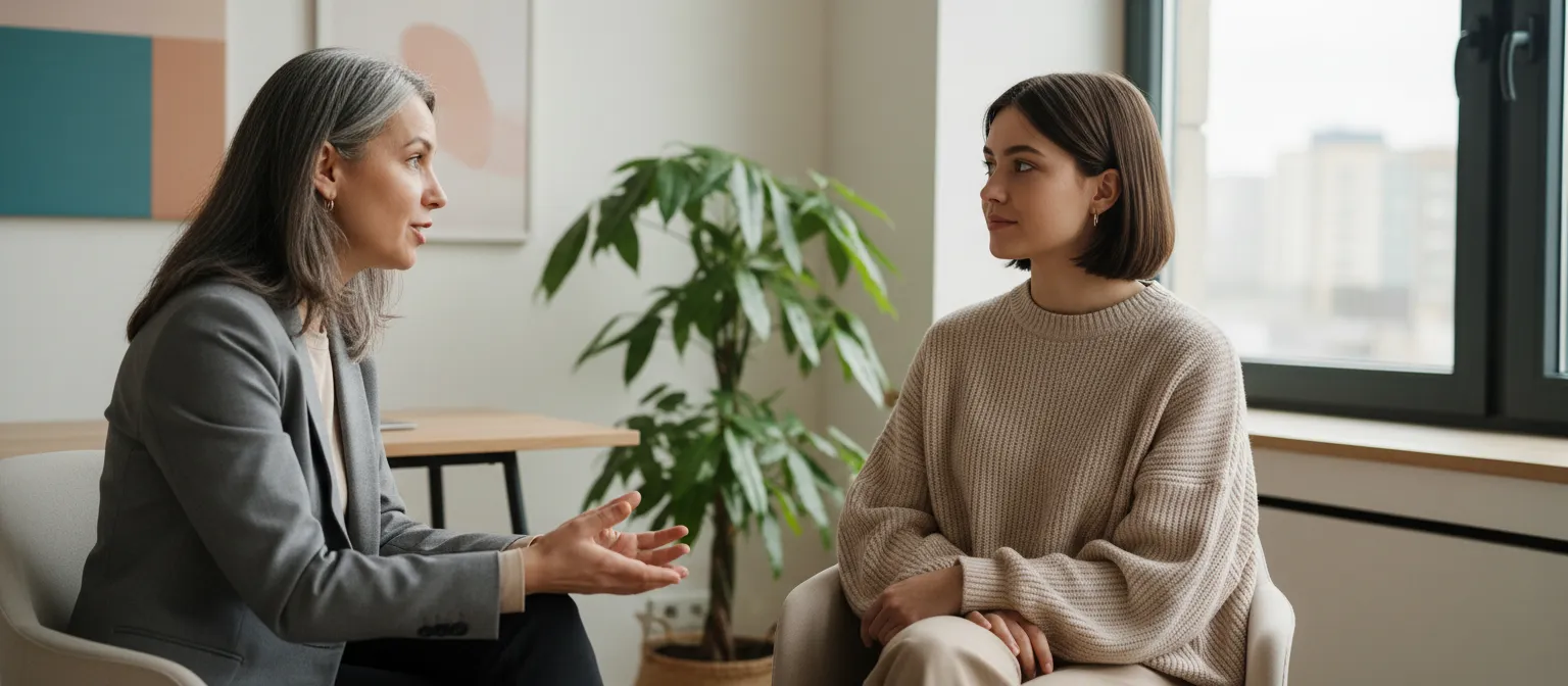 Psychotherapie Gespräch